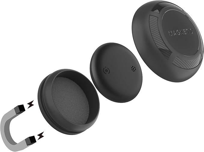 Magnetic Hidden GPS Tracker for Vehicles – Long Battery Life, No Subscription, Car Tracker Device Hidden (iOS Tracker)