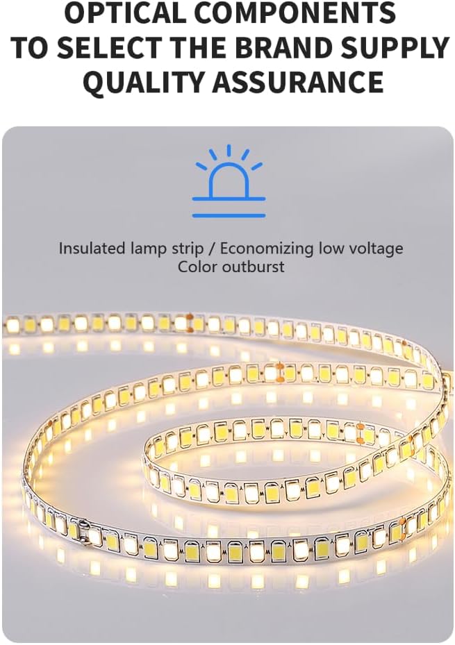 24 * 32inches LED Mirror, Smart Bathroom Mirror with Lights, Anti-Fog, Tempered Glass, 3 Colors Dimmable, Front and Backlit, CRI 90+, Wall Mounted, Memory