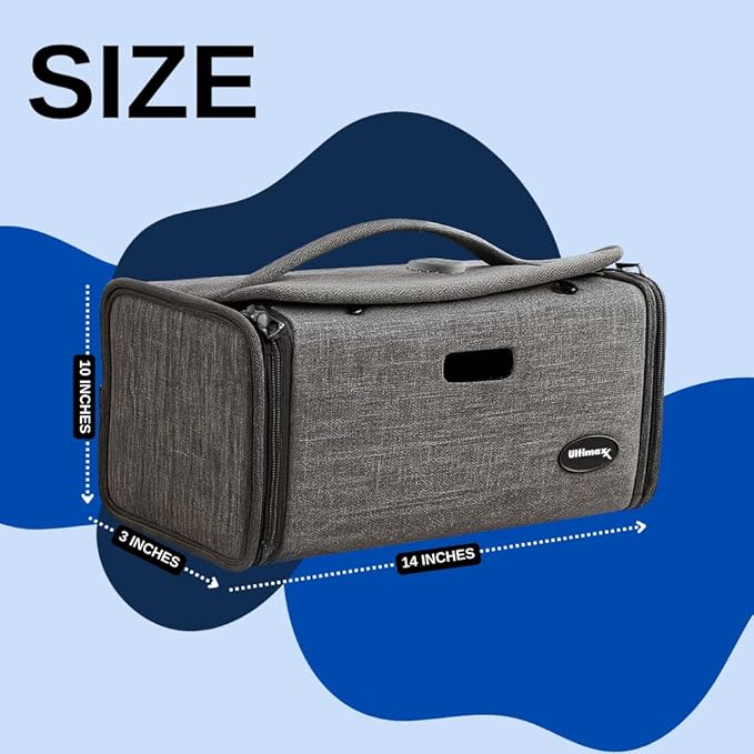 Ultimaxx Portable Ozone Sterilizer Bag – USB Powered, UV & Ozone Sanitization for Masks, Baby Bottles, Phones, Clothes, Electronics, Beauty Tools, Pet Toys – Kills Germs