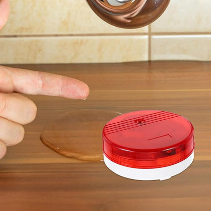 Veemoon Smart Water Leak Detector Alarm with LED Light Waterproof Flood Detection Sensor for Home Basement Bathroom Kitchen Laundry Room
