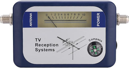 ZJchao TV Antenna Signal Strength Meter, Antenna Signal Meter Satellite Finder Strength, Mini Finder Digital Aerial Terrestrial TV