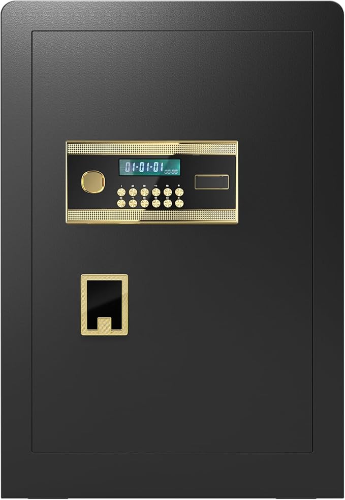 3.0 Cubic Feet Large Electronic Digital Security Safe with Hidden Code, Private Inner Cabinet, Fireproof & Waterproof Bag - Triple Access, Dual Alarm, Wall/Floor Mountable -for Home, Office & Hotel