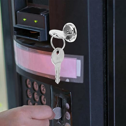 Garneck Vending Machine Lock Key Set Replacement Lock for Soda Vendor Vending Machine for Gumball Candy Snack Dispensers Easy Installation