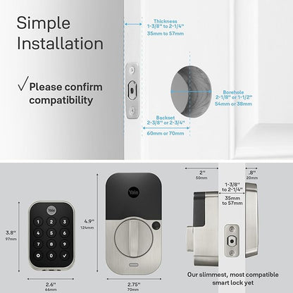 Assure Lock 2 Key-Free Touchscreen Lock with Bluetooth, Oil Rubbed Bronze