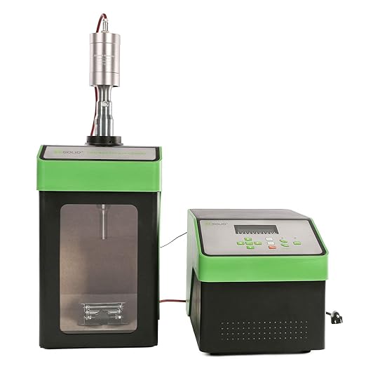 U.S. Solid 600 W Ultrasonic Homogenizer - 20 mm Probe, 10-500 ml Sample Capacity, Laboratory Sonicator Processor, Research Cell Disruptor & Industrial Mixer
