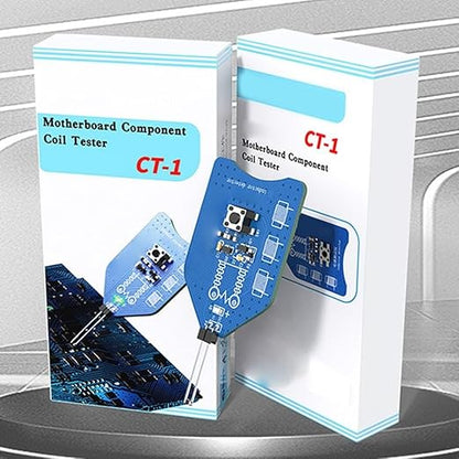 CT-1 Motherboard PCB Inductor Coil Tester Electronic Circuit Board Diagnostic Inductor Testing Device Tool with Electromagnetic Induction Technology for Component Testing and Circuit Maintenance(K-7)