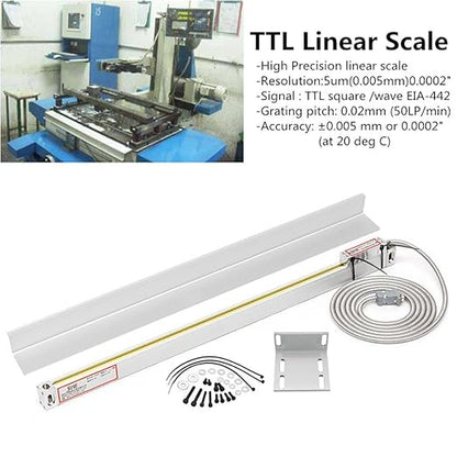 2/3 Axis Digital Readout and TTL Precision Linear Glass Scale DRO Encoder for Milling Lathe. Note:Display&Scales Sold Separately,Pls Select The Size Options! (3 Axis Digital Readout Display ONLY)