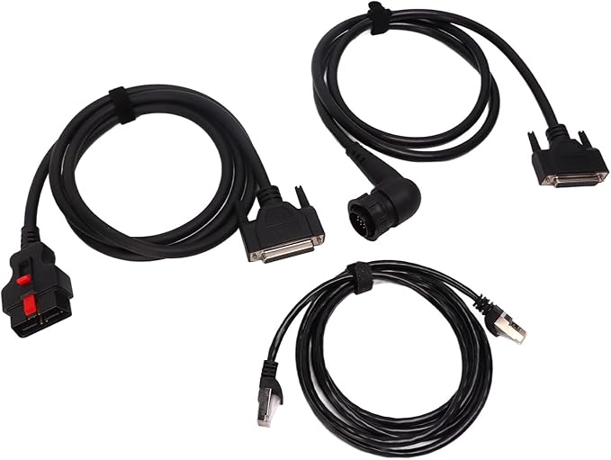Diagnostic Extender Cable Kit for, OBD2 16pin Extension Cable, 14pin Connection Network Cable, Plug and Play Scanner Adapter with ABS Material for Car Diagnostic Tool
