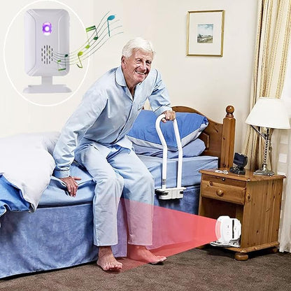 Evernary Bed Alarm and Fall Prevention for Elderly Adults, Wireless Motion Detector for Seniors Caregiver Motion Sensor Alarm Indoor for Dementia
