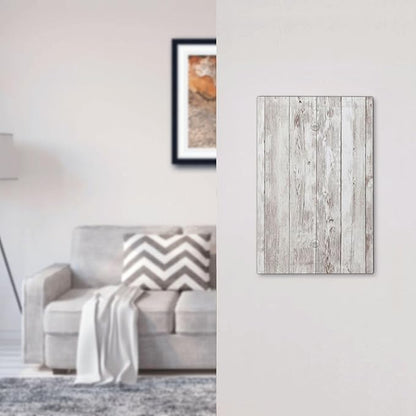 Light Switch Cover Plate Rustic Vintage White Wood Grain 1 Gang No Device Blank Electrical Wall Plates Faceplate Decorative Switch Plate for Farmhouse Home Decor