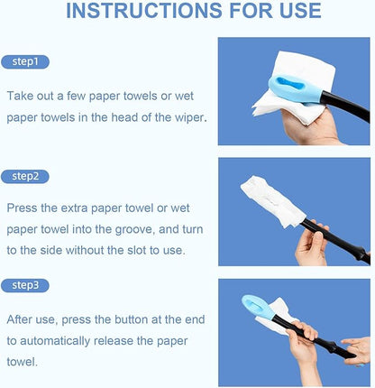 Bottom Buddy Wiping Aid - Comfort Wipe Toilet Assist Devices Disabled Fat People Seniors Women | Comfort Wipe Toilet Assist Device Helper Bottom Buddy Germplasm