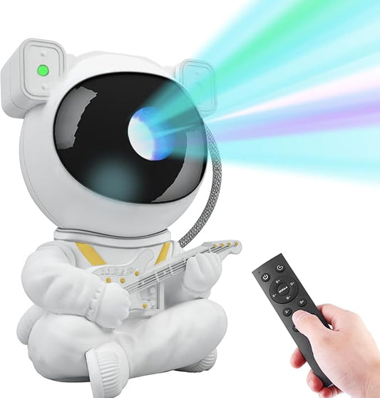 Galaxy Projector, Star Projector Tiktok Astronaut Nebula Night Lights Projectors, Remote Control Timing and 360°Rotation Magnetic Head, Starry Lights for Bedroom Gaming Room Decor