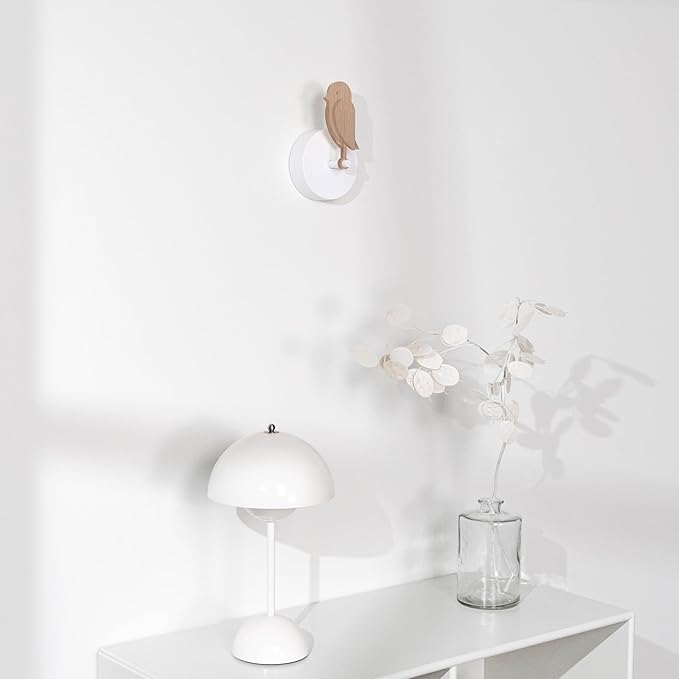 Birdie 2.0 - Design Indoor CO2 Monitor - Air Quality Meter for Home & Office - Promotes Mental & Physical Health - Modern Interior Decor - Reducing Health Risks with Clean Air (Wood, FullBirdie)