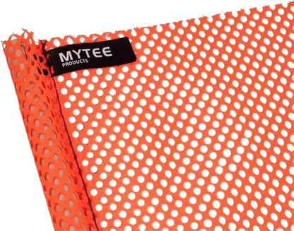 Mytee Products (16 Pack) 18"x18" Orange Safety Flags for Truck Loads w/Dowel - DOT Compliant Jersey Mesh Warning Flags on Stick for Oversize Wide Load, Construction, Road Traffic, Pedestrian Signs