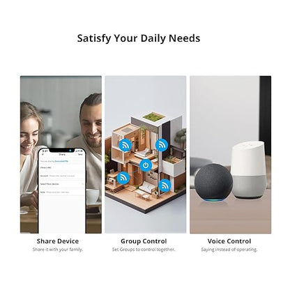SONOFF BASICR4 Wi-Fi Smart Switch,DIY Module for Smart Home Automation Solution,Compatible with Alexa & Google Home Assistant,4 Pack