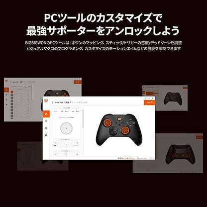 BIGBIG WON Wireless Controllers, Gale Hall PC Controllers Motion Control, Hall Joysticks&Triggers, PC App Game Controllers for Switch/Switch2/iOS/Android Wireless Gaming Controller