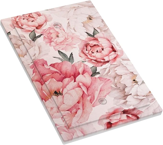 Decorative Light Switch Plate Covers Ink Pink Peony Flower Rustic Floral 1 Gang No Device Single Blank Outlet Covers Wall Plate Light Switch Cover Plate for Home Bedroom Decor