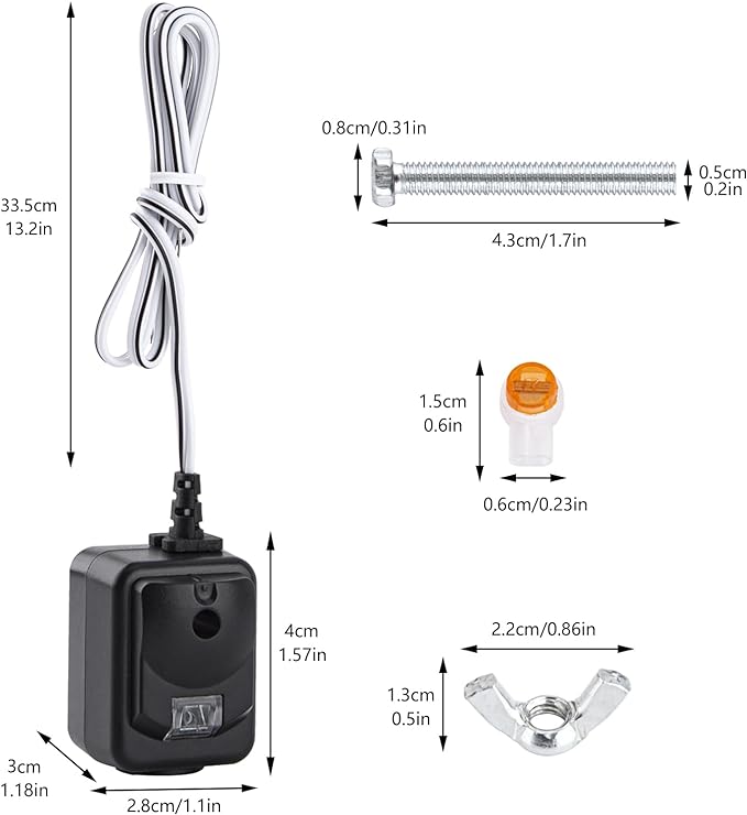 820CB Garage Door Sensor, Safety Sensor Kit Compatible with Chamberlain Liftmaster Sears Craftsman Garage Door Opener Made After 1997. Replacement 41A5034 G801CB-P 801CB 041-0136
