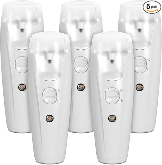 3-in-1 Rechargeable Emergency Flashlight, Plug in Power Failure LED Light for Home, Plug in Flashlights for Home Power Failure, Hurricane Supplies, Survival Kits, Emergencies Lights 5 Packs