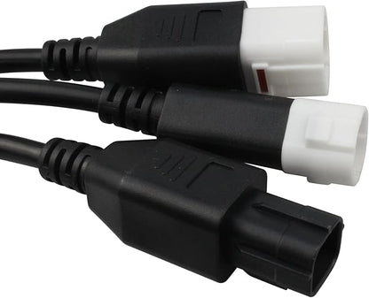 OBD2 Diagnostic Cable Fit for Yamaha Kline Euro5 16 Pin to 3Pin 4Pin 6Pin OBD2 3 in 1 Diagnostic Adapter,OBD2 to OBD1 6/4/3 pin Plug Adapter for Honda Guzzi Kawasaki Suzuki Motorbike