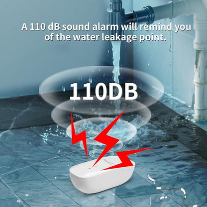 Water Leak detectors for Home 3 Packs,2000ft/600m Ultra-Long Range Water Leak Detector,110dB Siren & Instant App Alerts,Suitable for Home, Basement, Kitchen