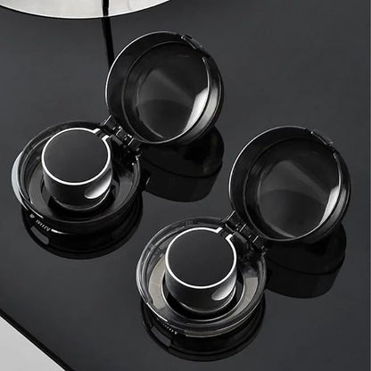 Stove Knob Safety Covers, 6PCS Gas Stove Knob Locks, Heat-Resistant Covers, Easy to Install Oven for Child SafetyStove Safety