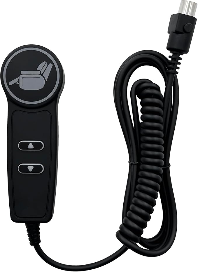 2 Button 5 Pin Remote with USB A C Ports and Backlight for Lift Chair Electric Sofa Power Recliner Hand Control Parts Replacement Handset Controller