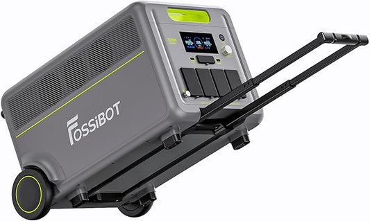 FOSSiBOT F7200 5222Wh Power Station, 120/240V 7200W AC Output, LiFePO4 Battery Expandable to 15666Wh, 2H Fast Charge, Portable Solar Generator for Home Backup Use, Emergency, Camping, RV