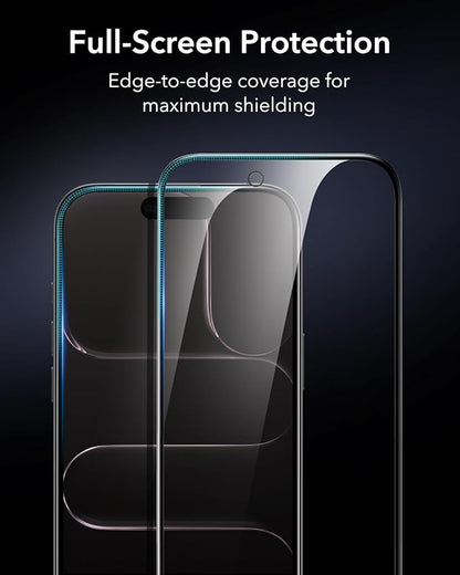 ESR 3 Pack 9H+ Glass for iPhone Air Privacy Screen Protector, [Military Grade Shatterproof & Highly Durable] Armorite Anti-spy Tempered Glass for iPhone 17 Air with UltraFit Tray