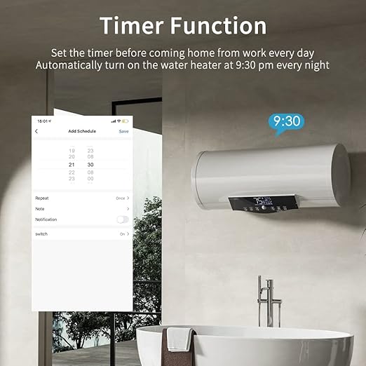eMylo Single-Phase Smart Energy Meter 63A 80-400V - Circuit Breaker & Leakage Protection, 2.4G WiFi Electricity Monitor with Tuya APP Remote Control for Home, Apartment, Factory