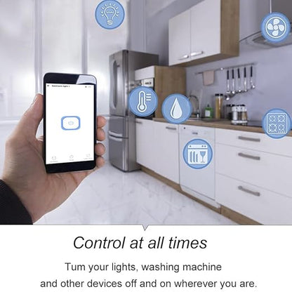 Ewelink WiFi Wireless Smart Relay Module USB 5v/12v/24v/48v Inching Selflock Remote ON Off Power Switch for Access Control,Turn on PC, Compatible with Alexa Google Home