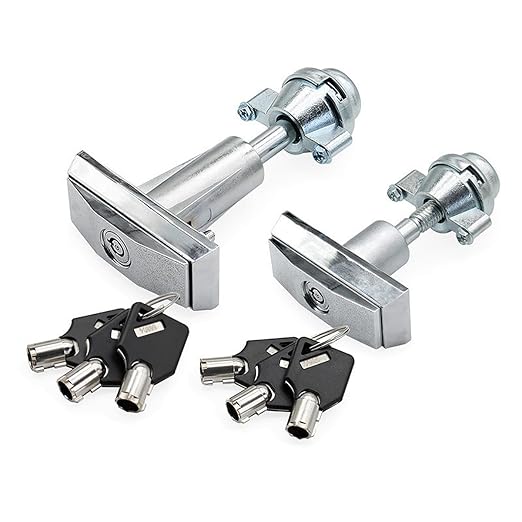 Universal Vending Machine Lock with 3 Keys Buy Vending Machine Lock Long and Short Models Versatile Replacement Security Solution-(Long)