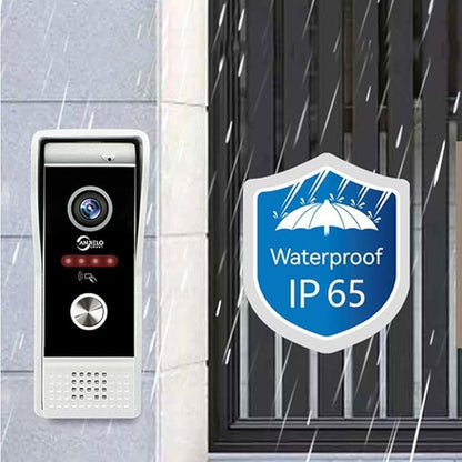 WiFi Video Intercom System Doorbell with Camera,1080P Touch Screen Monitor,Ring Doorbell Camera,Support Night Vision Remote Unlock Dual-Way Intercom for Home Security System (1 BELL+ 1 MONITOR)
