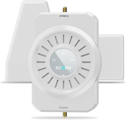 Cell Phone Signal Booster for Home Multi-Room, ZORIDA Cell Phone Booster for All U.S. Carriers Home Office, Boost 5G 4G for Verizon,72dB High Gain Antennas, Verizon, AT&T, T-Mobile App Support