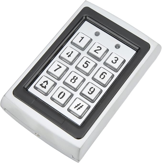 Door Access Control Machine Keyless Entry Pad Metal Shell , Smart RFID Reader Wired Garage Door Keypad Access Control System - Impact , Large Capacity, Ideal