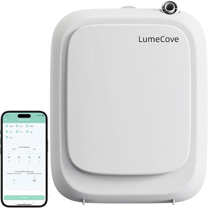 Waterless Essential Oil Diffuser for Home and Commercial Use, Up to 3000 sq ft, Aromatherapy Scent Diffuser for Large Rooms with Smart APP (Oils Not Included) White