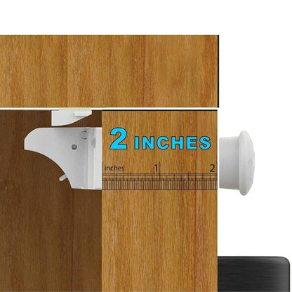 Cabinet Locks for Babies（48Locks+10Keys) Magnetic Child Locks for Cabinets Baby Proofing Cabinets-HelloPony
