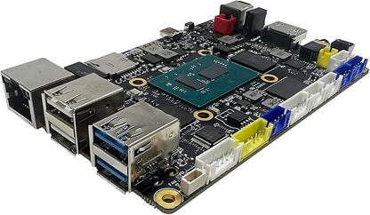 WayPonDEV youyeetoo X1 X86 Single Board Computer - A 64bit Windows 10/11/Linux Mini PC with Celeron N5105 CPU, Support Optional WiFi&BT NFC, PCIE 3.0 M.2 2280 NVMe or SATA SSD (4GB RAM+0GB Storage)