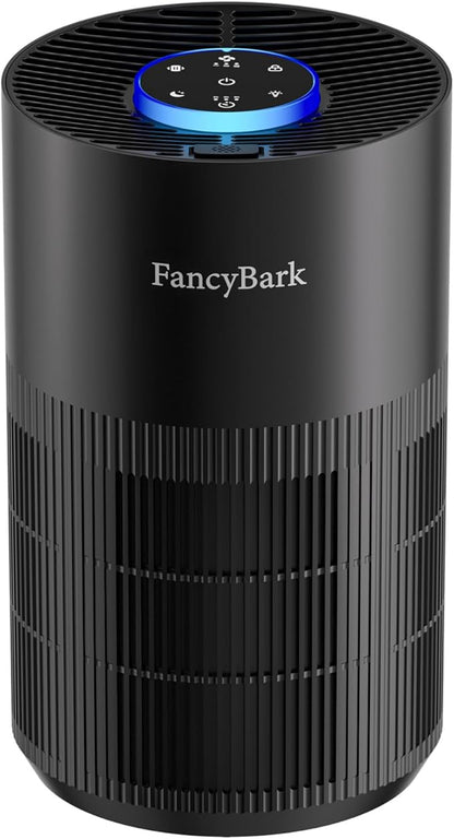 Air Purifiers for Home Bedroom Up to 1000 Ft², H14 True HEPA Room Air Purifiers for Bedroom With Sleep Mode Light Mode & Aroma Function Air Cleaner Smoke Odor Dust Pollen Pet Dander (Black)