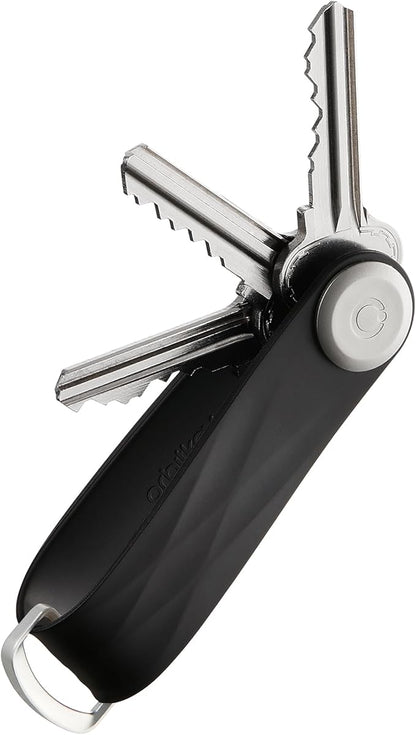 Orbitkey New Active Key Organizer Lite w/updated D-Ring | Weather Resistant, Stainless Steel Locking Mechanism