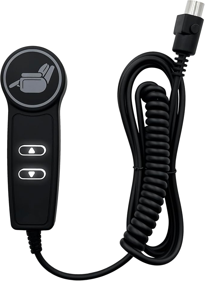 2 Button 5 Pin Remote with USB A C Ports and Backlight for Lift Chair Electric Sofa Power Recliner Hand Control Parts Replacement Handset Controller
