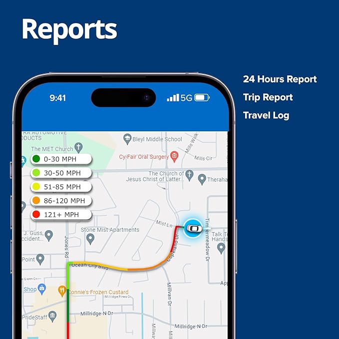 Family1st GPS Tracker Device for Vehicles, Cars, Loved Ones, Up to 30 Day Battery with Waterproof Case Magnetic, Real-Time Tracking with App. Subscription Needed.