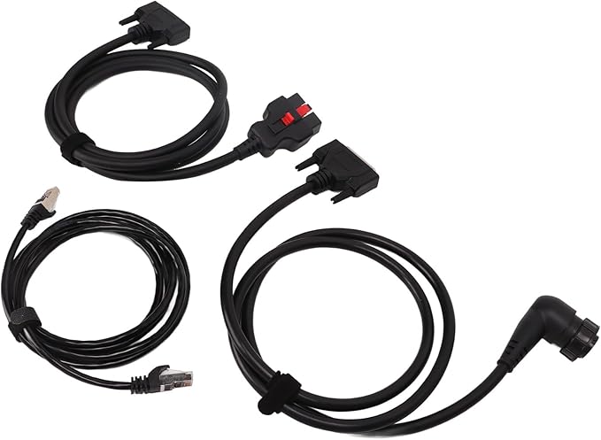 Diagnostic Extender Cable Kit for, OBD2 16pin Extension Cable, 14pin Connection Network Cable, Plug and Play Scanner Adapter with ABS Material for Car Diagnostic Tool