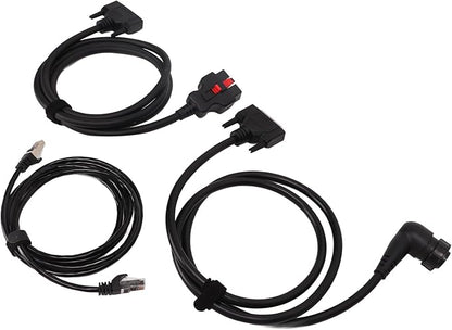 Diagnostic Extender Cable Kit for, OBD2 16pin Extension Cable, 14pin Connection Network Cable, Plug and Play Scanner Adapter with ABS Material for Car Diagnostic Tool