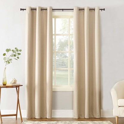 Adjustable Curtain Rods-18 to 88 Inches,1 Inch Modern Metal Drapery Rods, Adjustable Heavy Duty Curtain Pole with Simple End Caps