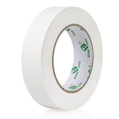 BOMEI PACK White Gaffer Tape, Matte Non-Reflective, 1inch x 30yds No Residue Hand Tear Self-Adhesive Gaffer Tape for Labeling, Cable, Stage, Photo Studio, Painters and Duct Repair, 1 Pack