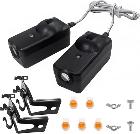 41A5034 Garage Safety Sensor Kit,Compatible with Liftmaster Chamberlain Craftsman Garage Door Sensor for 41A5034 G801CB-P, Garage Door Sensors Replacement (1997-current)