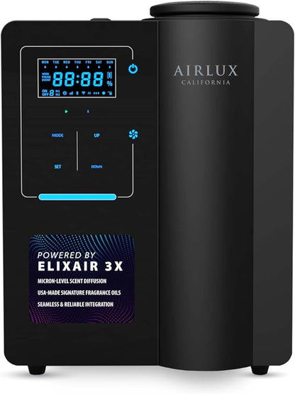 Jupiter 500 Scent Diffuser, Elixair 3X Cold Air Oil Diffuser for 1800 sq ft Home, Commercial Spaces, Office, Bathroom, Living Room Decor, 200ml Tank, with Bluetooth App (Black)