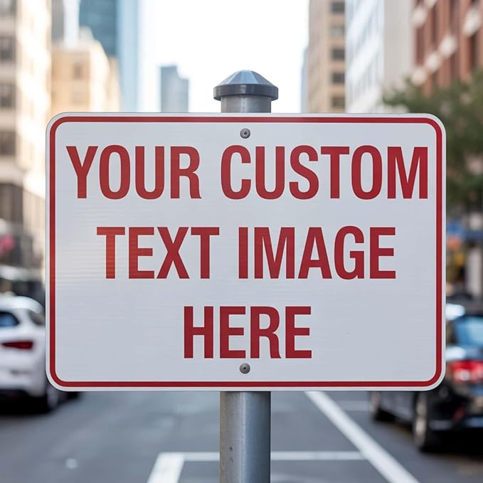 Custom Metal Sign 20x15 Inches – Personalized Sign for Outdoor, Rust-Free .040 Aluminum