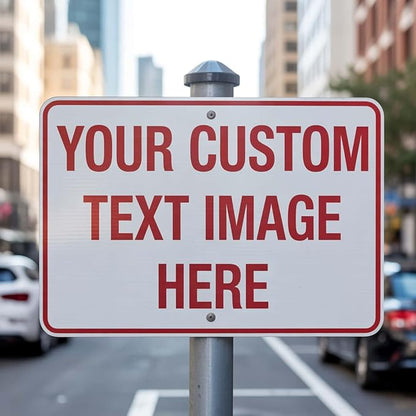Custom Metal Sign 20x15 Inches – Personalized Sign for Outdoor, Rust-Free .040 Aluminum